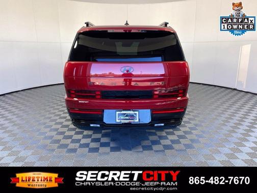 Red 2024 Hyundai SANTA FE HEV Calligraphy