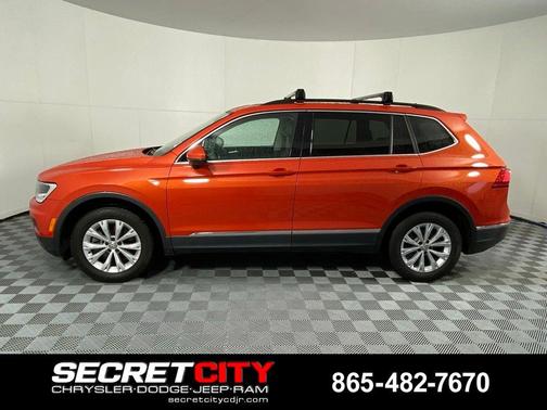 Habanero Orange Metallic 2018 Volkswagen Tiguan 2.0T SE