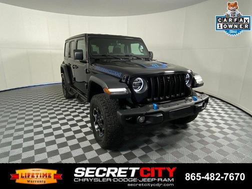 Black Clearcoat 2022 Jeep Wrangler Unlimited 4xe Rubicon