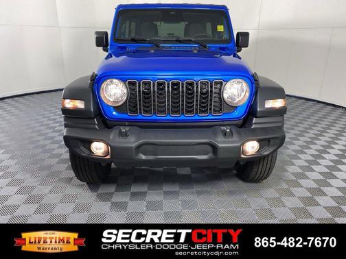 Hydro Blue Pearl 2026 Jeep Wrangler Sport