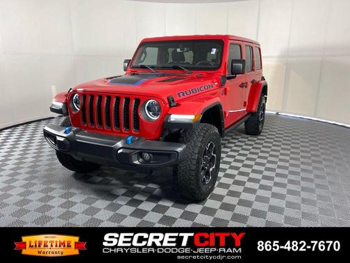 Firecracker Red Clearcoat 2023 Jeep Wrangler 4xe Rubicon