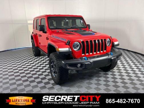 Firecracker Red Clearcoat 2023 Jeep Wrangler 4xe Rubicon