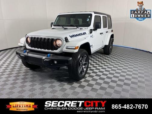 Bright White Clearcoat 2024 Jeep Wrangler 4xe Sport