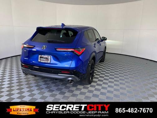 Blue 2025 Acura ADX A-Spec Advance