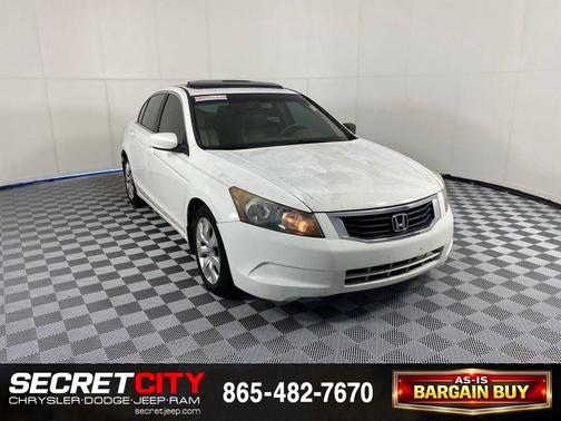 White Diamond Pearl 2008 Honda Accord EX-L