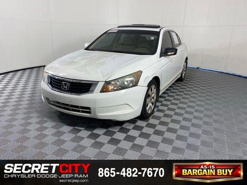 White Diamond Pearl 2008 Honda Accord EX-L