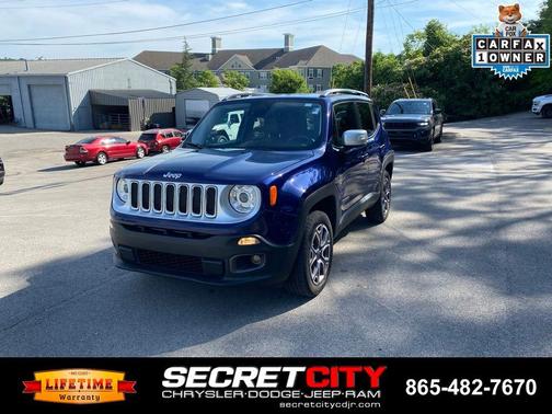 Jetset Blue 2017 Jeep Renegade Limited