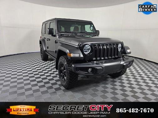 Granite Crystal Clearcoat Metallic 2022 Jeep Wrangler Unlimited Sport