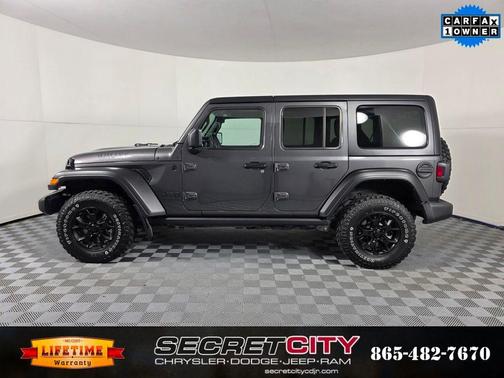 Granite Crystal Clearcoat Metallic 2022 Jeep Wrangler Unlimited Sport