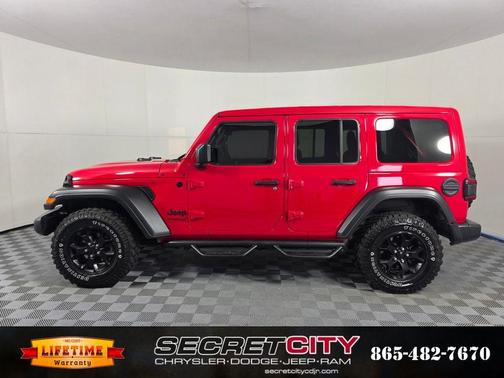 Firecracker Red Clearcoat 2021 Jeep Wrangler Unlimited Sport