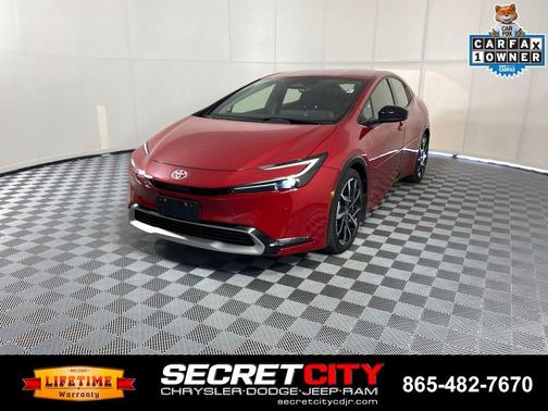 Red 2023 Toyota Prius Prime XSE