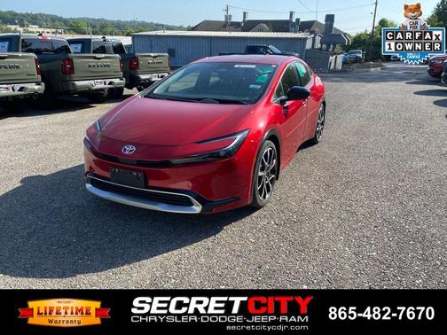 Red 2023 Toyota Prius Prime XSE