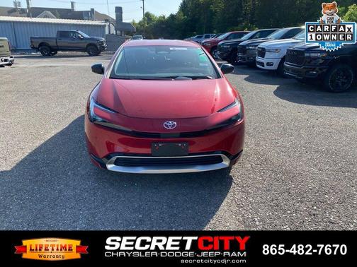 Red 2023 Toyota Prius Prime XSE