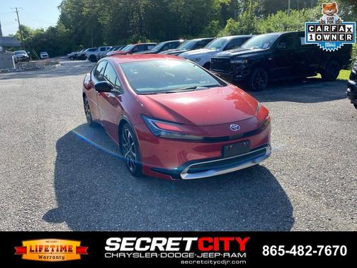 Red 2023 Toyota Prius Prime XSE