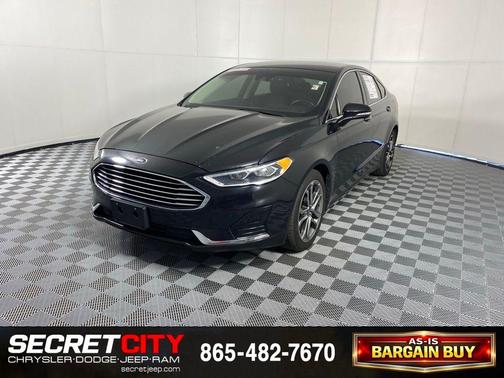 Black 2019 Ford Fusion SEL