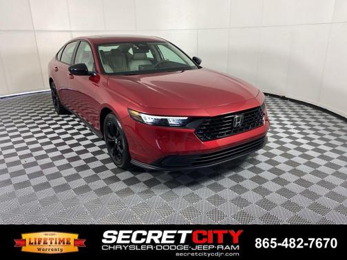 Red 2025 Honda Accord SE