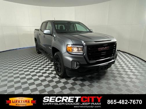 Satin Steel Metallic 2021 GMC Canyon Elevation