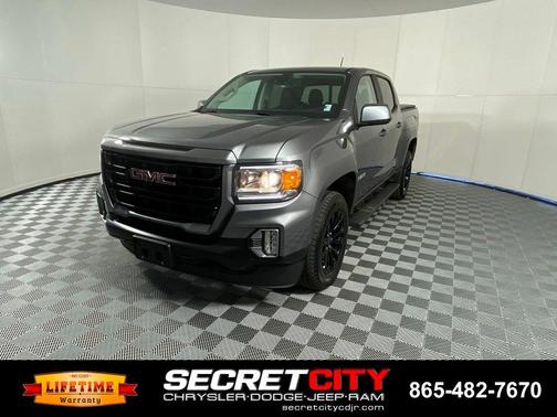 Satin Steel Metallic 2021 GMC Canyon Elevation