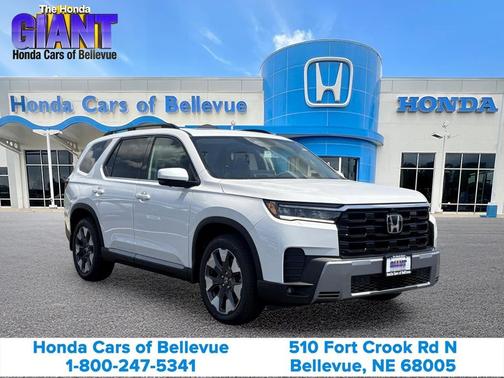 Platinum White Pearl 2026 Honda Pilot Elite