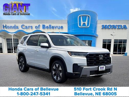 Platinum White Pearl 2026 Honda Pilot Elite