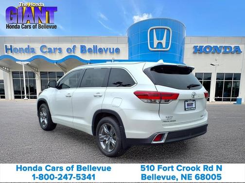 Blizzard Pearl 2017 Toyota Highlander Limited Platinum
