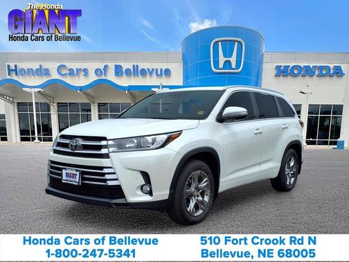 Blizzard Pearl 2017 Toyota Highlander Limited Platinum
