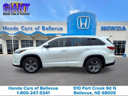 Blizzard Pearl 2017 Toyota Highlander Limited Platinum