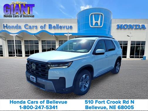 Platinum White Pearl 2026 Honda Pilot EX-L
