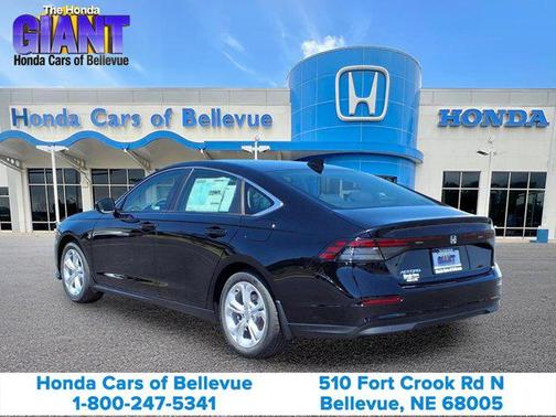 Crystal Black Pearl 2026 Honda Accord LX 1.5T