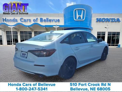 Platinum White Pearl 2026 Honda Civic Sport