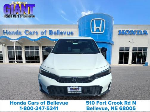 Platinum White Pearl 2026 Honda Civic Sport