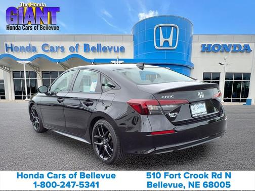 Crystal Black Pearl 2025 Honda Civic Sport