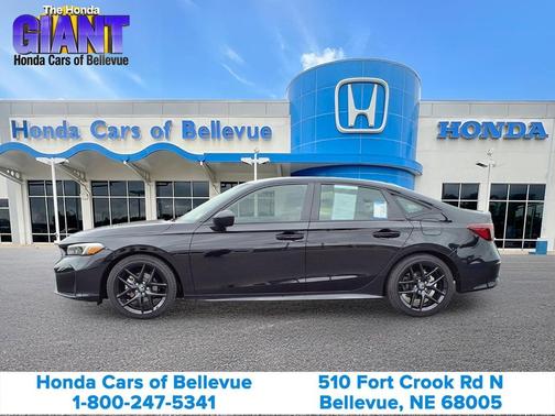 Crystal Black Pearl 2025 Honda Civic Sport