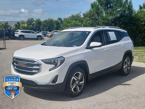 Summit White 2021 GMC Terrain SLT