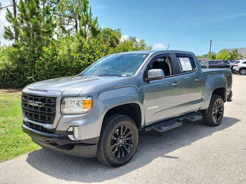 Satin Steel Metallic 2022 GMC Canyon Elevation