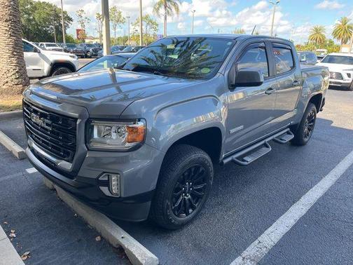 Satin Steel Metallic 2022 GMC Canyon Elevation