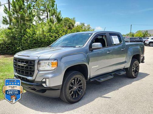 Satin Steel Metallic 2022 GMC Canyon Elevation