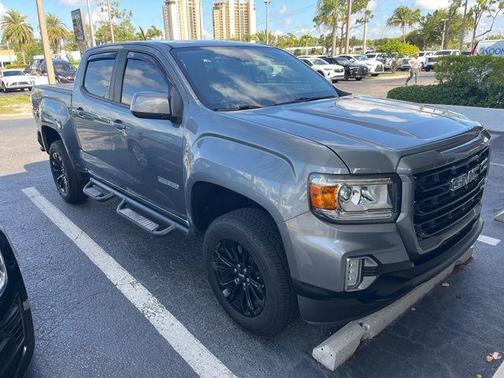 Satin Steel Metallic 2022 GMC Canyon Elevation