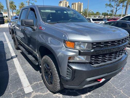 Satin Steel Metallic 2021 Chevrolet Silverado 1500 Custom Trail Boss