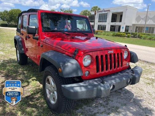 Firecracker Red Clearcoat 2016 Jeep Wrangler Unlimited Sport