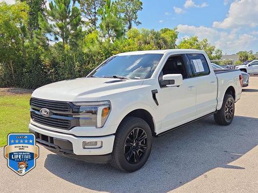White Metallic 2024 Ford F-150 Platinum