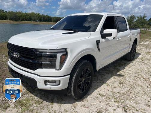 White Metallic 2024 Ford F-150 Platinum