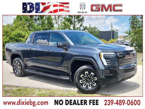 Deep Ocean Metallic 2026 GMC Sierra EV Extended Range Elevation