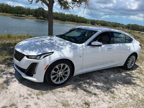 Summit White 2024 Cadillac CT5 Premium Luxury
