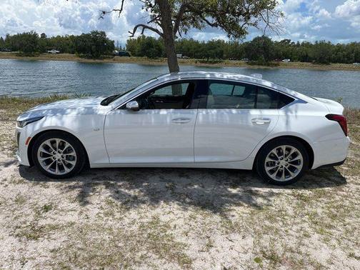 Summit White 2024 Cadillac CT5 Premium Luxury