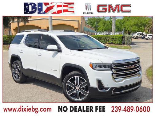 Summit White 2022 GMC Acadia FWD SLT