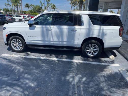 Summit White 2023 Chevrolet Suburban Premier