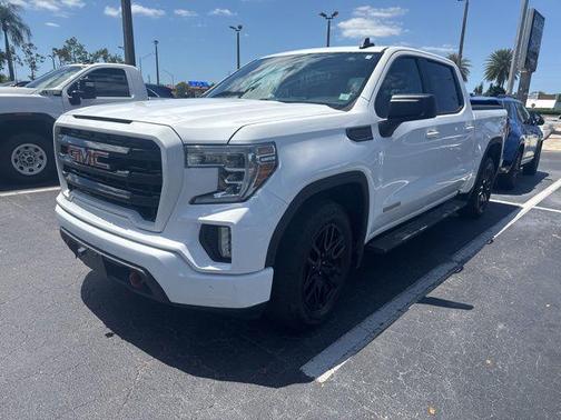 Summit White 2021 GMC Sierra 1500 Elevation