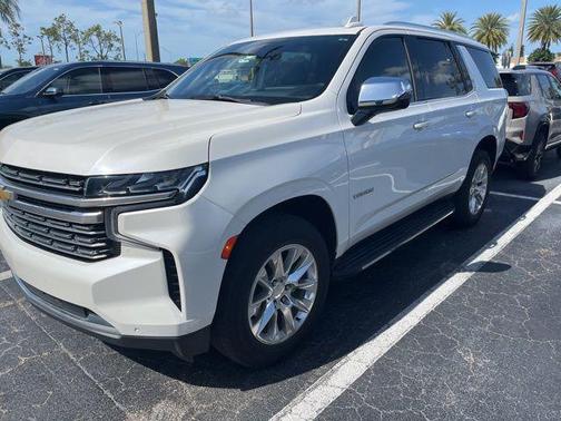 Iridescent Pearl Tricoat 2021 Chevrolet Tahoe Premier