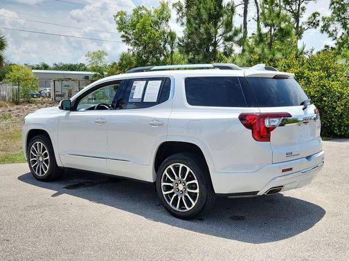 White Frost Tricoat 2021 GMC Acadia Denali